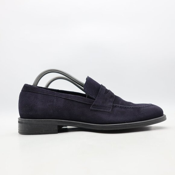 Paul Smith Navy Suede Penny Loafer Shoes Men\'s UK 7 US 8 Slip On Casual main image 10
